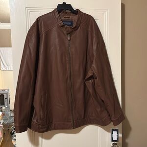 Men’s Vegan Leather Coat - 3XB - NWT